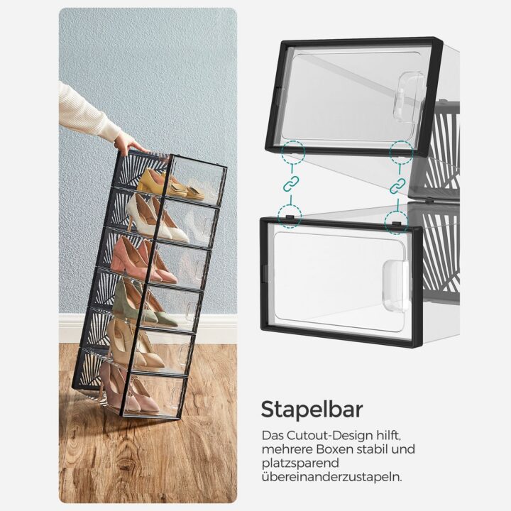 Plastikust kingakarp 23×33.5x14cm must Karbid, kastid ja kirstud