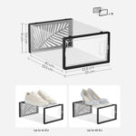 Plastikust kingakarp 23×33.5x14cm must Karbid, kastid ja kirstud