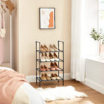 Kingariiul 45x28x80cm must Jalanõude riiulid