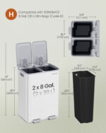 Prügikast Köök Homewell 13