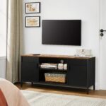 TV alus 120x40x55cm must, retrovärv TV-alused