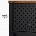 TV alus 120x40x55cm must, retrovärv TV-alused