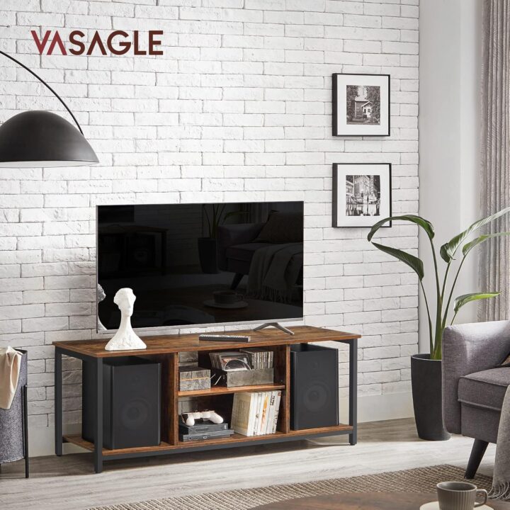 TV alus riiulitega 120x40x50cm TV-alused