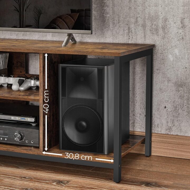 TV alus riiulitega 120x40x50cm TV-alused