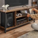 TV alus riiulitega 120x40x50cm TV-alused