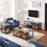 TV alus 140x39x52cm must, hele elevandiluu TV-alused