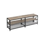 TV alus 160x39x52cm must, hele elevandiluu TV-alused