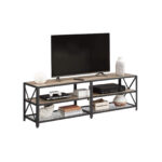 TV alus 160x39x52cm must, hele elevandiluu TV-alused
