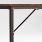 Arvutilaud 135x60x75cm must, retrovärv Arvutilauad
