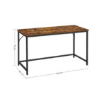 Arvutilaud 135x60x75cm must, retrovärv Arvutilauad