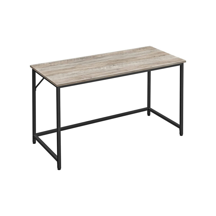 Arvutilaud 135x60x75cm must, hele elevandiluu Arvutilauad