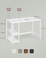 Arvutilaud 120x60x75cm Arvutilauad