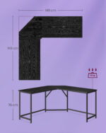 Arvutilaud 149x149x73.5cm Arvutilauad