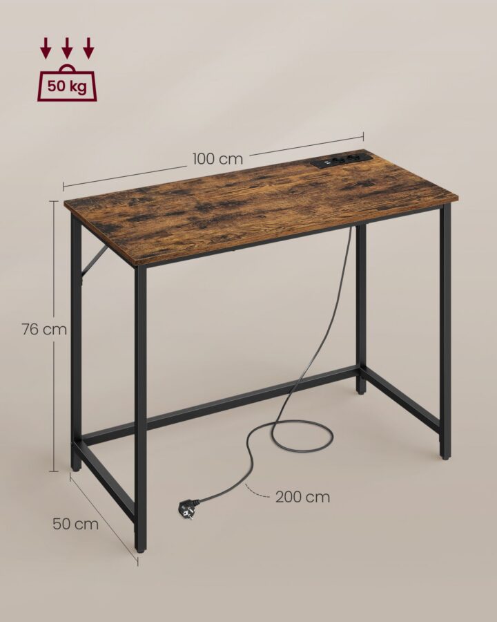Arvutilaud 100x50x75.5cm Arvutilauad