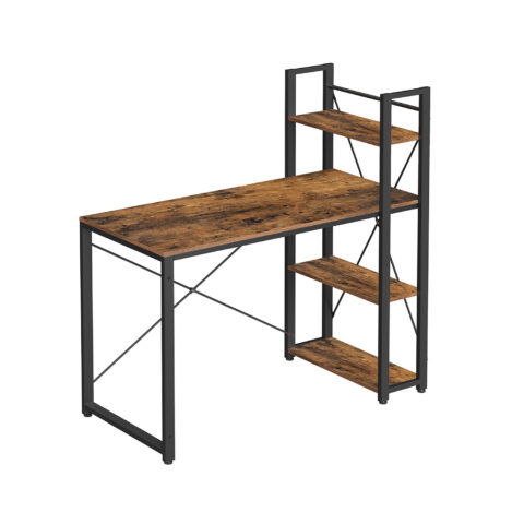 Arvutilaud 120×119.3x60cm antiik, must Arvutilauad
