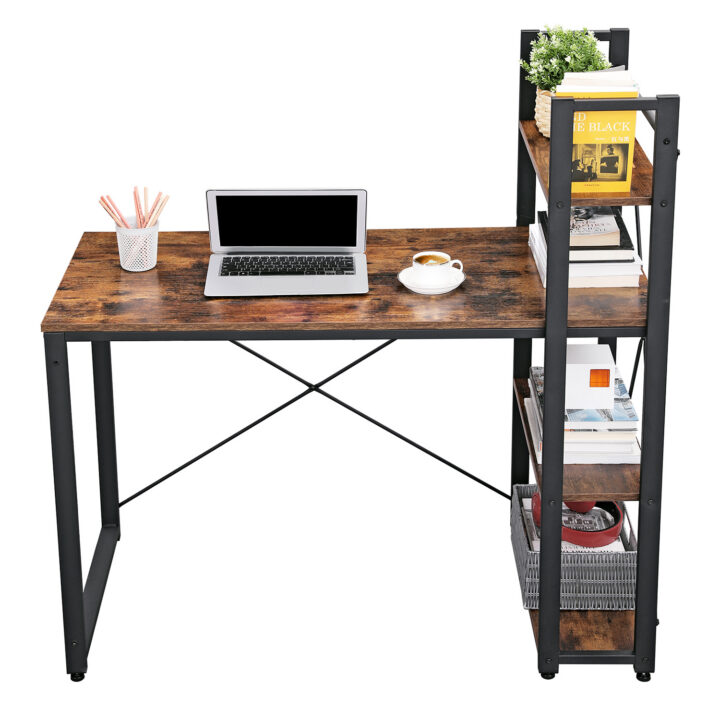 Arvutilaud 120×119.3x60cm antiik, must Arvutilauad