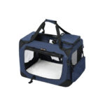 Koerakuut 50.0×35.0x35.0cm sinine, must Kasside transportkorvid ja puurid