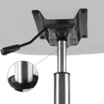 Kontoritool 60.8x58x86/96cm hall Kontoritoolid