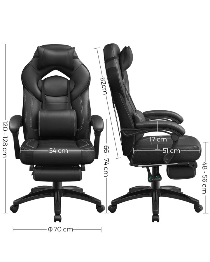 Kontoritool 72.4×69.7x(121-133)cm must Kontoritoolid