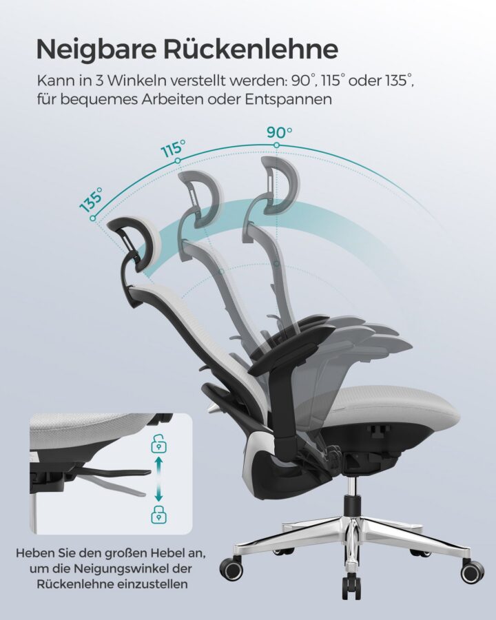Kontoritool 68.4×55.8x(122-130.5)cm Kontoritoolid