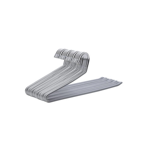 Metallist riidepuud 38×14.5×0.5cm halli, hõbedane Metallist riidepuud