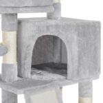 Kassipuu 50x35x115cm hall Kasside kraapimis- ja ronimispuud