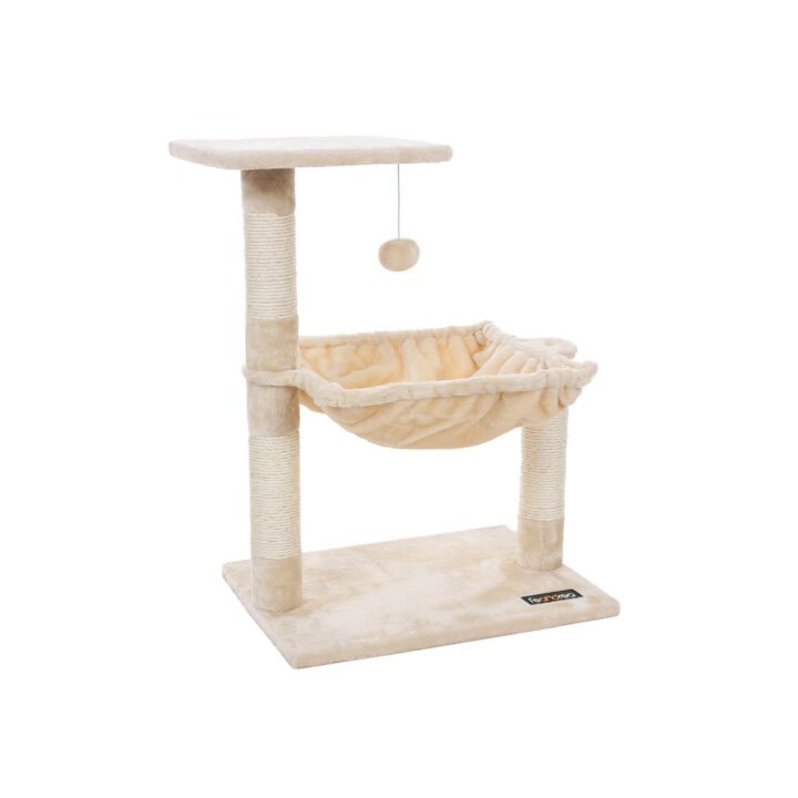 Kassipuu 70x50x36cm beež Kasside kraapimis- ja ronimispuud