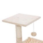 Kassipuu 70x50x36cm beež Kasside kraapimis- ja ronimispuud