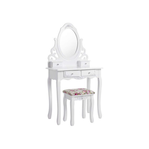 Meigilaud tooliga 75x40x145cm valge Meigilauad