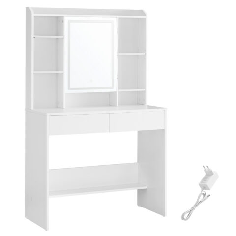 Peegliga kosmeetikalaud 90x40x144.7cm Meigilauad