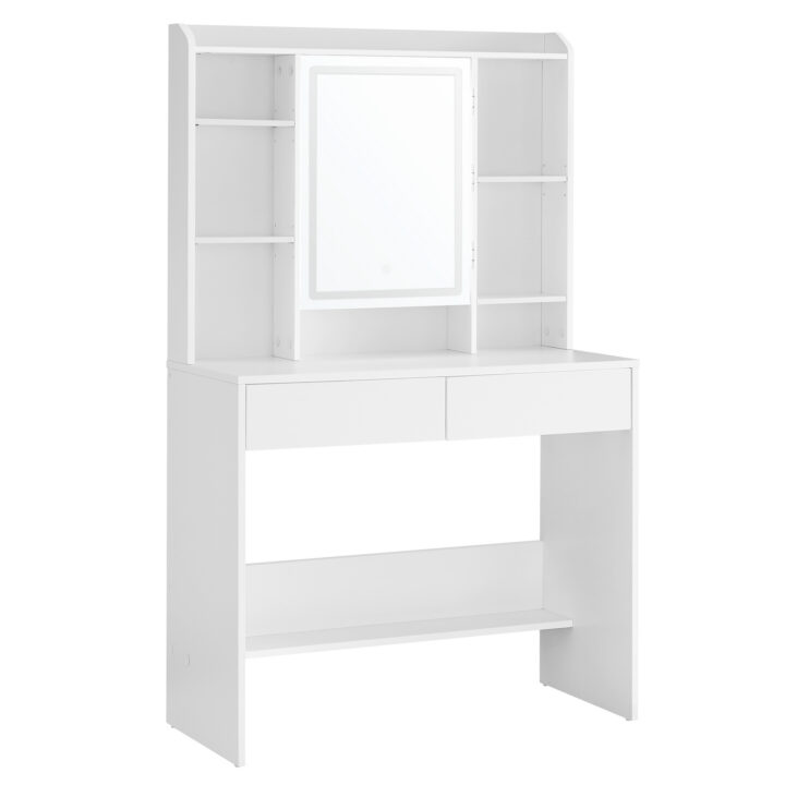 Peegliga kosmeetikalaud 90x40x144.7cm Meigilauad