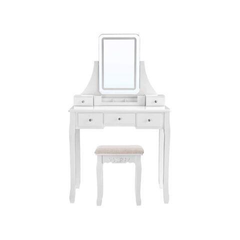 Meigilaud 90x40x137.5cm valge Meigilauad