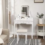 Meigilaud 90x40x137.5cm valge Meigilauad