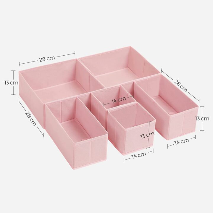 Ehtekorraldaja 28x28x13/28x14x13/14x14x13 roosa Ehtehoidjad