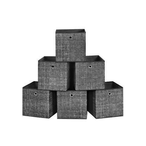 Hoiukast 30x30x30cm must Pesukorvid ja hoiukastid