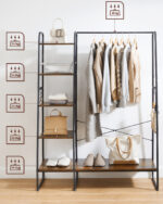 Rõivaste riiulid Esik ja Garderoob Homewell 15