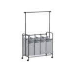 Pesukorv sorteerimiseks 108x44x172cm Pesukorvid