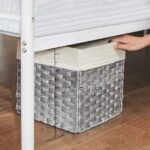 Metallist voodi 198×141.8×86.4cm valge Voodid ilma madratsita