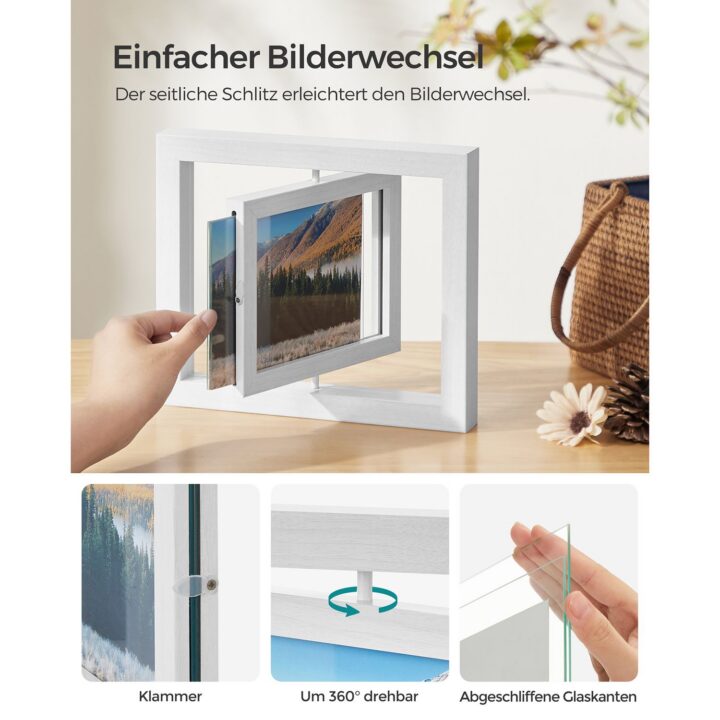 Fotoraam 25.5×20.5cm valge Pildiraamid