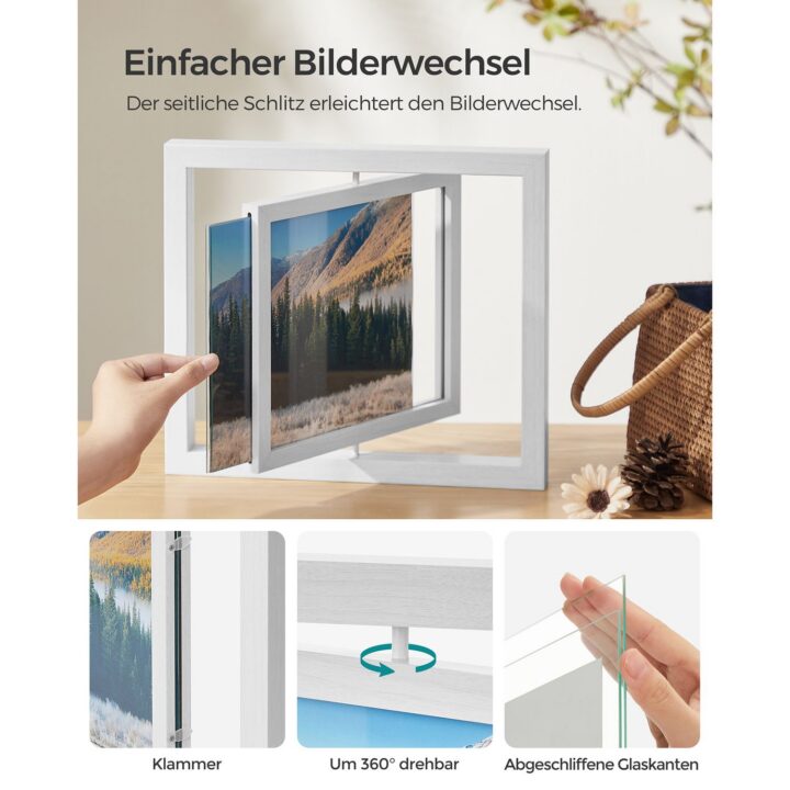 Fotoraam 33x28cm valge Pildiraamid