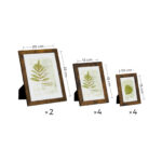 Fotoraam 28.4×23.3×1.2cm/20.2×15.2×1.2cm/18.2×13.2×1.2cm antiikne Pildiraamid