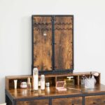 Meigilaud 90x40x140.8cm must, retro värv Meigilauad