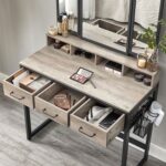 Meigilaud 90x40x140.8cm must, hele elevandiluu Meigilauad