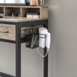 Meigilaud 90x40x140.8cm must, hele elevandiluu Meigilauad