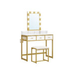 Meigilaud 90x40x145.5cm kuld Meigilauad