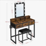 Meigilaud 90x40x145.5cm must Meigilauad