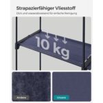 Riidekapp 140x43x174cm tumedsinine Metallist riidepuud