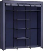 Riidekapp 150x45x175cm pruun Puidust riidepuud