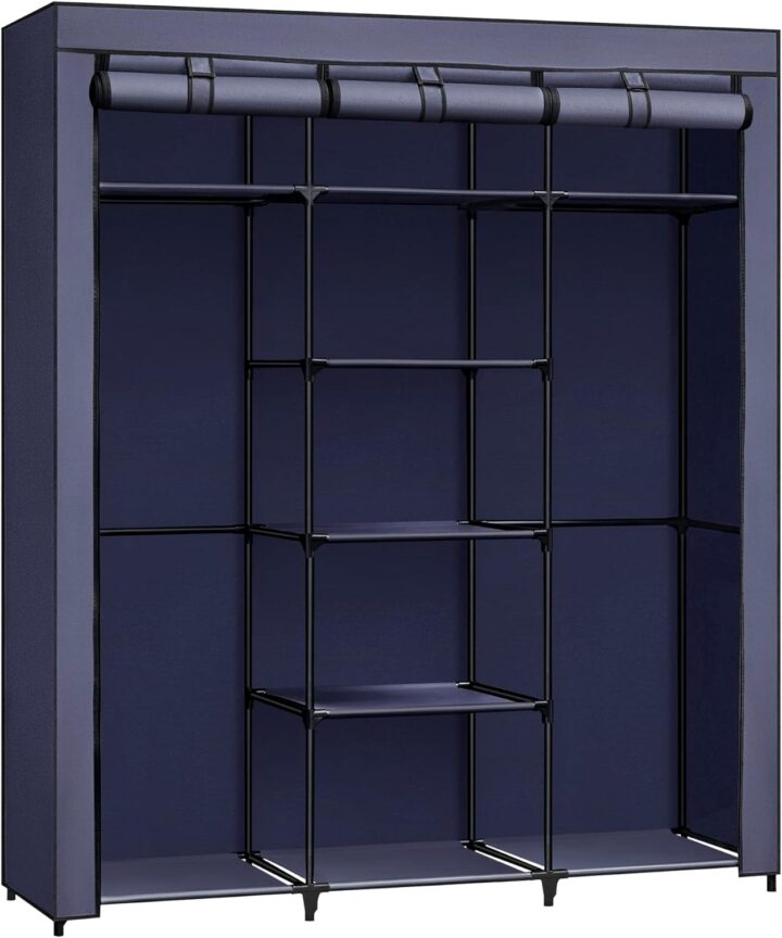 Riidekapp 150x45x175cm pruun Puidust riidepuud