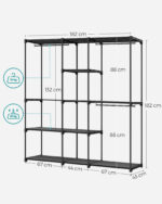 Riidekapp Elutoamööbel Homewell 14